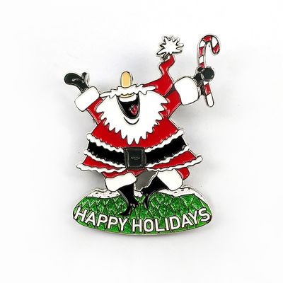 kopen 2D / 3D kerstman pen badge met veiligheidspin voor kerst half marathon online vervaardiging