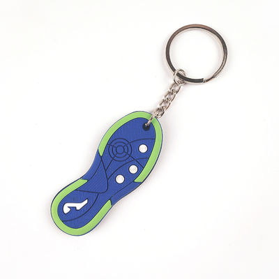 kopen OEM aangepaste 3D PVC rubber sleutelsnoer sleutels met 2-zijdige logo voor marketing promoties cadeau online vervaardiging
