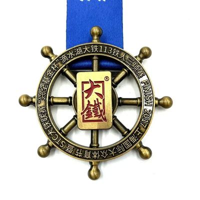 kopen Internationale Ironman 113 Custom Triathlon medailles / Spinning medaille online vervaardiging