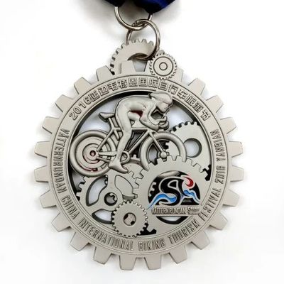 kopen Fietswedstrijd Awards Custom Fietsen medailles Zachte glazuur / Hard glazuur online vervaardiging