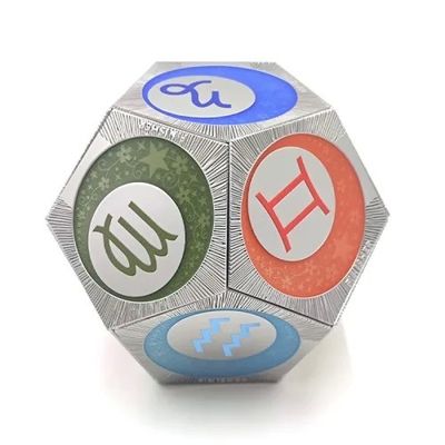 kopen Zinklegering Zodiac Signs Segment Gepersonaliseerde medaille Twaalf Segment Constellatie online vervaardiging