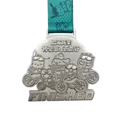 kopen Zinklegering Die Struck Sand Blasting Cycling medaille online vervaardiging
