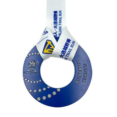 kopen Op maat gemaakte Toroïdale medaille Trail Run Embossed Award online vervaardiging