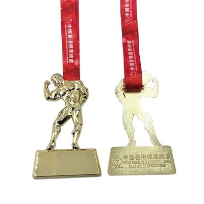 kopen 3D Fitness Gold Award Bodybuilding Stock Medal online vervaardiging