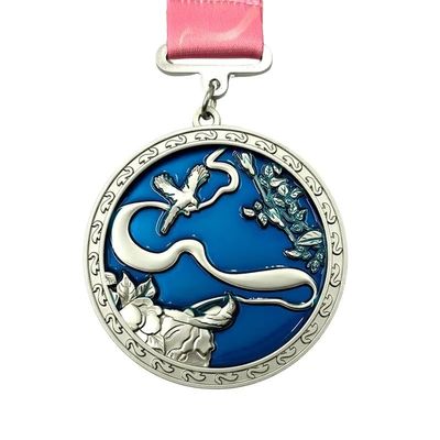 kopen Matt Silver 10K Virtual Run Challenge Finisher medaille / Prachtig vervaardigde medaille online vervaardiging