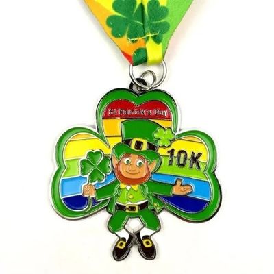 kopen Offsetprinting St. Patrick Medal Design Zinklegering St. Patrick medaillon online vervaardiging
