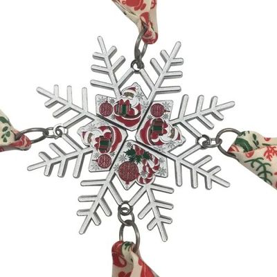 kopen Sneeuwvorm Magnetische gecombineerde serie Kerstman medaille met lint online vervaardiging