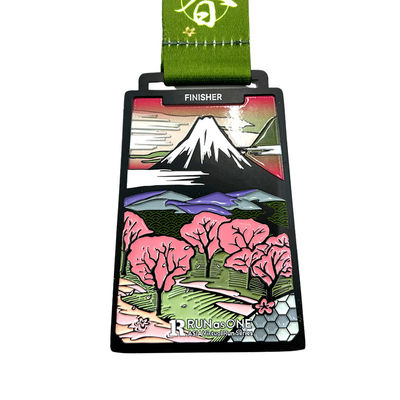 kopen Asia Virtual Run Series Races Award Zachte glazuur medaille Aanpassing online vervaardiging