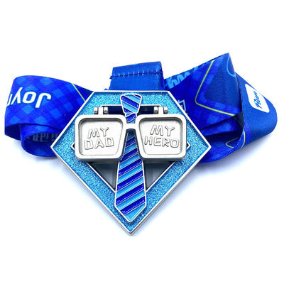 kopen Gepersonaliseerde Vadersdag Vakantie 10K Running Custom Event medailles Finisher Awards online vervaardiging