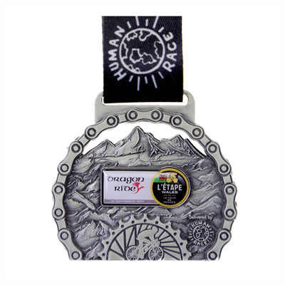 kopen Bulk Stock Finisher Cycling Medal en Cycling Team Challenge Awards online vervaardiging