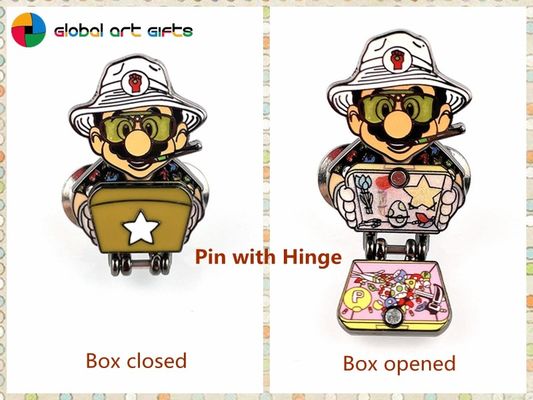 kopen Super Mario Cartoon Adventurer Unieke Scharnier Lapel Pin online vervaardiging