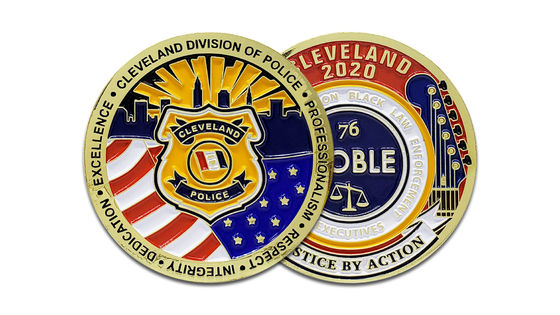 kopen High Precision Police Commemorative Coin Hard enamel souvenir munt online vervaardiging