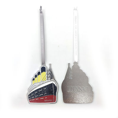kopen RMS Titanic Aandachtspakket Speciale medaille hanger gegraveerd en geïmprimeerd ontwerp en ingebouwde lintgaten online vervaardiging