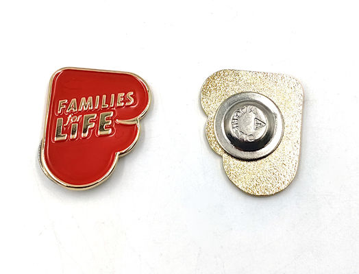 kopen Herdenkingsbadge van de openbare dienst Eenvoudig metalen kleur zachte glazuur lapel pinnen online vervaardiging