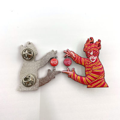 kopen Aanpasbaar ontwerp UV-printen Spinning Pin Badge met gepolijste afwerking Expert vakmanschap en 2D / 3D kunstwerken online vervaardiging