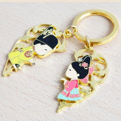 kopen Maak een blijvende indruk met een speciale roestvrijstalen sleutelhanger van 1,2 x 1,2 inch online vervaardiging