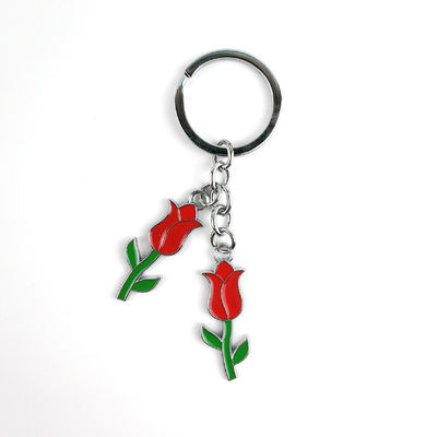 kopen Gepersonaliseerde Rose Sleutelhanger voor promotie met diepe en sterke verbinding online vervaardiging