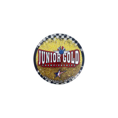 kopen Gepersonaliseerde Junior Gold Glitter Acrylic koelkastmagneet Een glanzend eerbetoon aan Championship Spirit online vervaardiging
