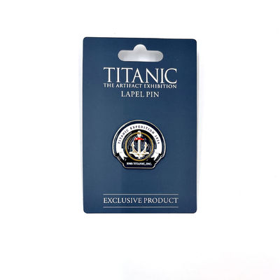 kopen Lapel Pin for Titanic Enthusiasts Customizable Soft Enamel Badge for Movie Themes Free Design Service Availabl online vervaardiging