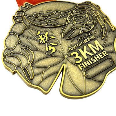 3KM Finisher Soft Enamel Medal Souvenir Award / Halloween Award medailles