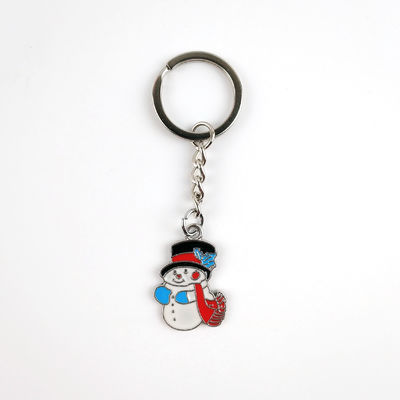 Kerstthema zachte glazuur sleutelhanger Feestelijke accessoires voor de feestdagen
