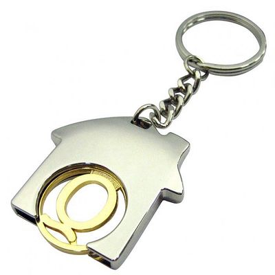 Winkelmandje Huis in de vorm van een trolley Munt Sleutelhanger Een functioneel en leuk accessoire